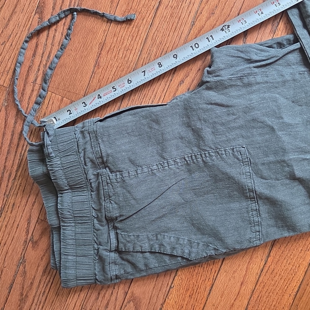 Olive Green Capri Pull-On Pants - Picture 3 of 7